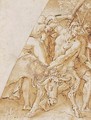 Design For Part Of A Spandrel Decoration With A Bacchic Procession - (after) Giulio Campi