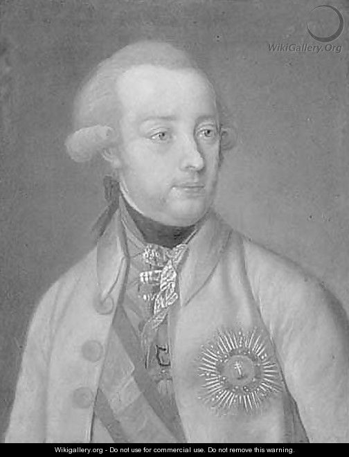 A Pair Of Portraits Leopoldo I, Grand Duke Of Tuscany (1747-1792) - Pasqualino Bigatti