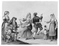 Peasants Dancing - (after) Saviero Xavier Della Gatta