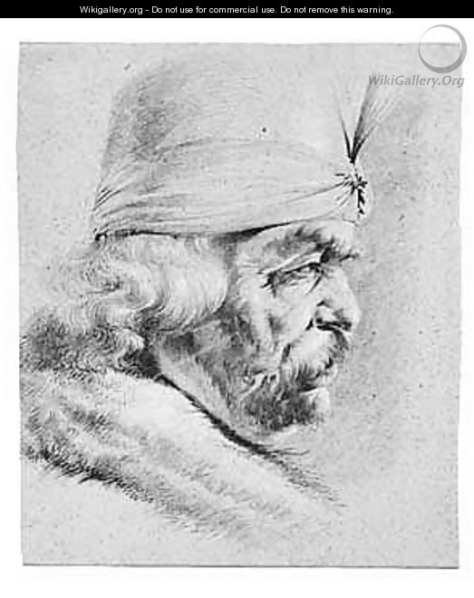 Study Of The Head Of An Oriental Man - Jean-Jacques De Boissieu
