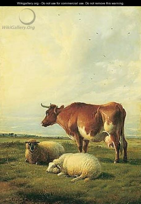 In The Meadows - Thomas Sidney Cooper
