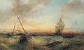 Wreckers On A Rough Sea - William Edward Webb