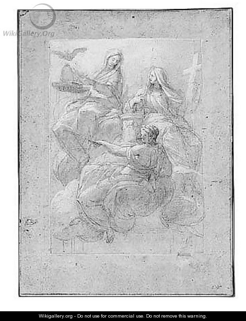 Allegory Of The Church - Pietro Antonio De Pietri
