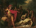 The death of patroclus - (after) Baron Jean-Antoine Gros