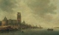 A River Landscape With A Church - (after) Jan Van Goyen