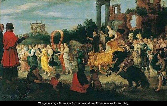 The Triumph Of Melancholy - Adriaan van Stalbemt