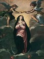 The Virgin Crowned By Angels - Ippolito Scarsella (see Scarsellino)