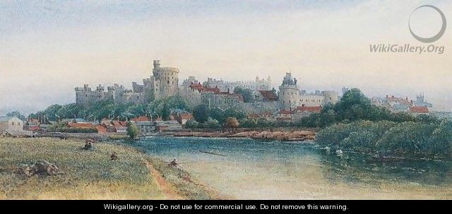 Windsor Castle From The Thames - James Burrell Smith