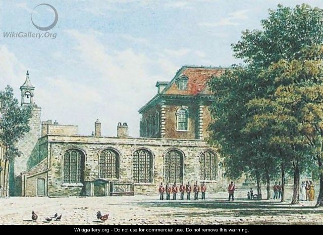 The Chapel, The Tower Of London - Frederick Nash