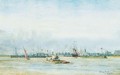 Allan Liner Entering Tilbury Docks - William Lionel Wyllie