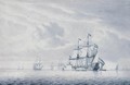 Dutch Shipping In Calm Seas - Dominic Serres