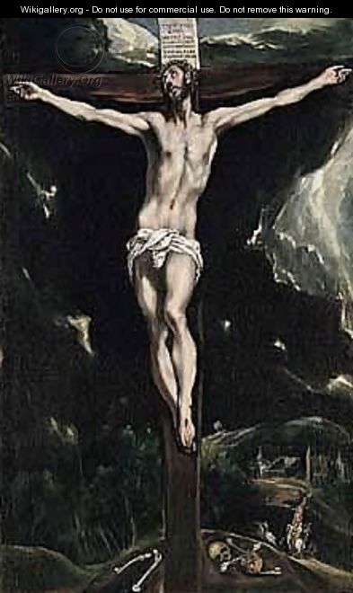 Christ on the cross - El Greco (Domenikos Theotokopoulos)