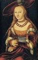 Portrait of a young lady seated - Lucas The Elder Cranach
