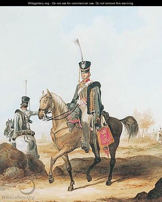 Hussars Of The Guard - Alexander Ivanowitch Sauerweid