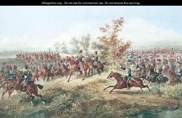 11th Hussars And 17th Lancers On Manoeuvres - Orlando Norie