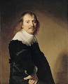Portrait Of A Gentleman, Half-length Standing, With His Right Hand Resting On His Hip - Johannes Cornelisz. Verspronck