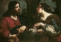 Christ and the woman of Samaria - (after) Giovanni Francesco Guercino (BARBIERI)