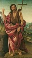 Saint John the baptist in a landscape - The Master Of The Campana Cassoni