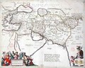 Map of the travels of Alexander the Great - Willem and Joan Blaeu