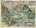 View of antique Thessaly from the 'Atlas Major' - Joan Blaeu