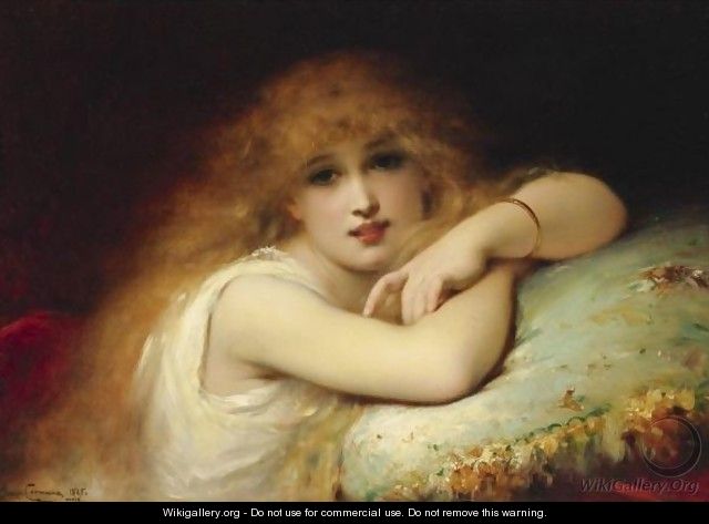 A Young Woman Of Leisure - Pierre Oliver Joseph Coomans
