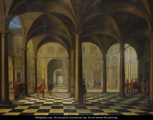 Interior Of A Cathedral - (after) Jacobus Saeys