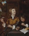 Boys Blowing Bubbles - (after) Adriaen Hanneman