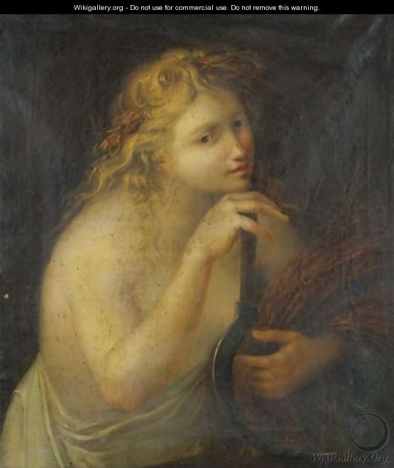 Ceres Holding A Sheaf Of Wheat And A Scythe - (after) Cipriani, Giovanni Battista