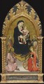 Madonna And Child With Saints John The Baptist, Francis Of Assisi, Anthony Abbot And Catherine Of Alexandria - di Nardo Mariotto