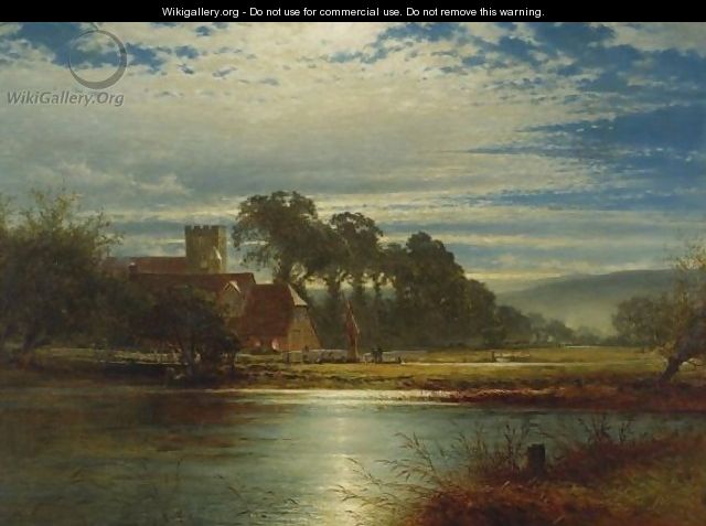 Manor On The River - Benjamin Williams Leader