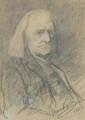 Portrait Of Franz Liszt - Mihaly Munkacsy