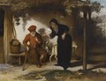 Tobit And His Wife Anna With A Goat - Barent Fabritius