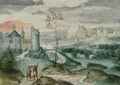 Landscape With Christ On The Road To Emmaus - Belgian Unknown Masters