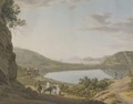 View Of Lake Averno - Giovanni Battista Lusieri