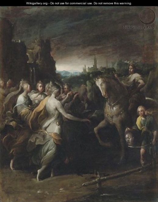 The Triumph Of David - Giovanni Andrea Donducci (see MASTELLETTA)