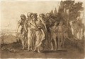Moses And Aaron - Giovanni Domenico Tiepolo