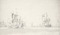 The Dutch Fleet At Sea In 1672 - Willem van de, the Elder Velde