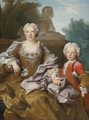 Madame Bertin And Her Son, Balthazar Bruno - Nicolas de Largillierre
