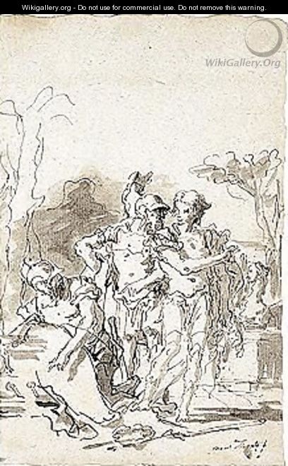 Rinaldo And Armida - Giovanni Domenico Tiepolo