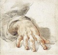 Study Of A Right Hand - Gaetano Gandolfi