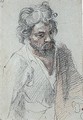 Half-length Study Of A Bearded Man - Cristofano Allori