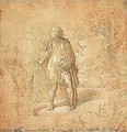 A Youth Leading A Donkey In A Landscape - Girolamo Francesco Maria Mazzola (Parmigianino)