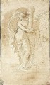 An Allegorical Figure Of Fortitude - Jacopo Zanguidi (Jacopo Bertoija)