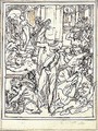 Christ Driving The Merchants Out Of The Temple - Giovan Battista Naldini