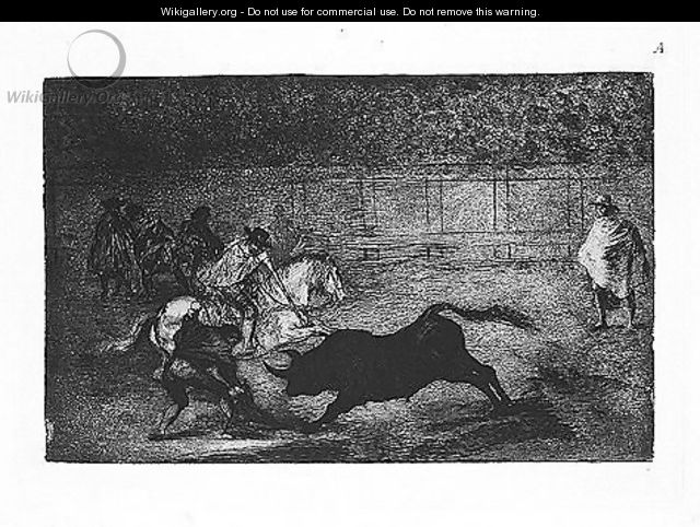 Bull fight - Francisco De Goya y Lucientes