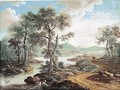 Italianate River Landscape With A Duck Hunter - Johann Christoph Dietzsch