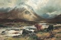 A Spate In Glen Sligachan, Skye - Louis Bosworth Hurt