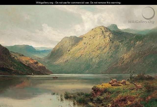 The Lake At Stronachlacher, N.B. - Alfred de Breanski
