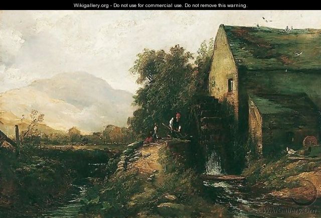 Watermill, Near The Pass Of Leny - Edward Thornton Crawford