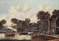 A Village And Bleaching Grounds On The Banks Of A River - Thomas Heeremans